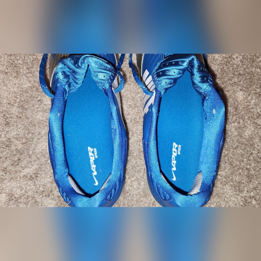 NWOT Nike Vapor Speed 3/4 TD football cleats in the Detroit Lions colorway - Picture 6 of 16